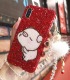 Handmade Crystal Phone Case for iPhone 14 15 Plus Pro Max Case Glitter Bling Piggy Phone Cover Luxury Shiny Crystal Rhinestone
