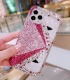 Handmade Crystal Phone Case for iPhone 14 15 Plus Pro Max Case Glitter Bling Pokemon Phone Cover Luxury Shiny Crystal Rhinestone
