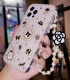 Handmade Crystal Phone Case for iPhone 14 15 Plus Pro Max Case Pearl Phone Cover Luxury Charm Design & Unique Pearl iPhone Case