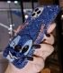 Handmade Crystal Phone Case for iPhone 14 15 Plus Pro Max Case Glitter Bling Disney Stitch Phone Cover Luxury Crystal Rhinestone