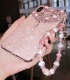 Handmade Crystal Phone Case for iPhone 14 15 Plus Pro Max Case Glitter Bling Phone Cover Luxury Shiny Crystal Rhinestone Diamond