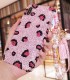 Handmade Crystal Phone Case for iPhone 14 15 Plus Pro Max Case Glitter Bling Pink Leopard Luxury Crystal Diamond Rhinestone