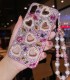 Handmade Crystal Phone Case for iPhone 14 15 Plus Pro Max Case Glitter Bling Phone Cover Luxury Shiny Crystal Diamond Rhinestone