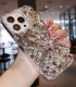 Handmade Crystal Phone Case for iPhone 14 15 Plus Pro Max Case Glitter Bling Phone Cover Luxury Shiny Crystal Rhinestone