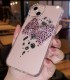 Handmade Crystal Phone Case for iPhone 14 15 Plus Pro Max Case Glitter Bling Bow Phone Cover Luxury Shiny Crystal Rhinestone