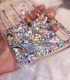 Handmade Crystal Phone Case for iPhone 14 15 Plus Pro Max Case Glitter Sparkle Bling Phone Cover Luxury Crystal Rhinestone